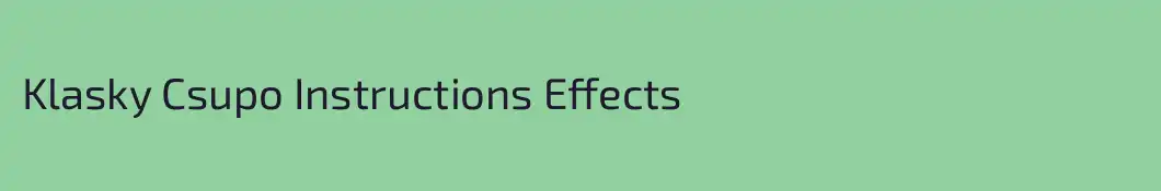 Klasky Csupo Instructions Effects